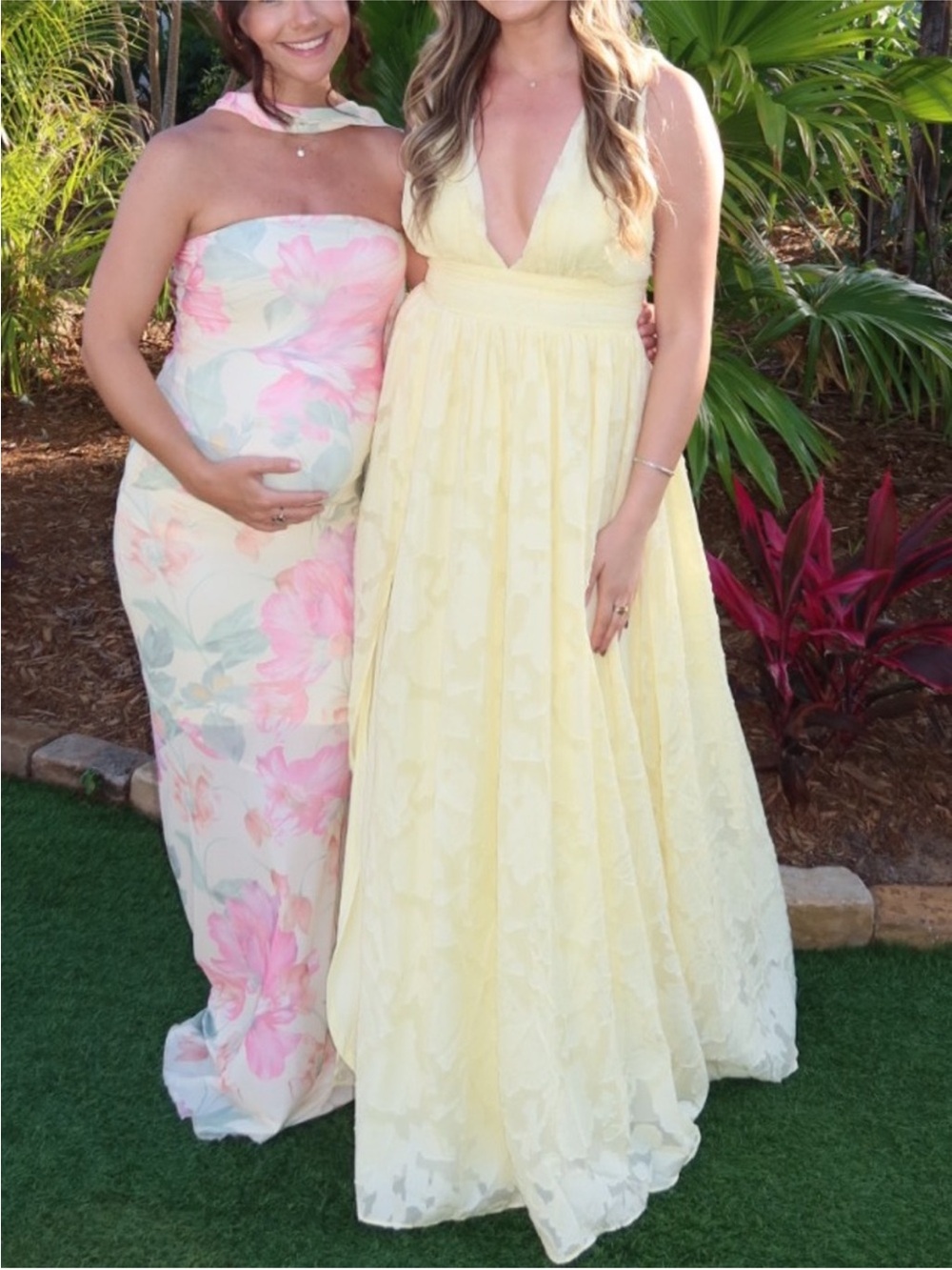 Lulus Yellow Maxi Dress size small